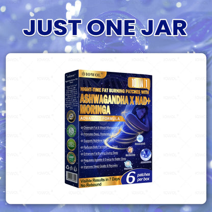 IOWOL ® NIGHT-TIME FAT BURNING PATCHES! ZERO PILLS & ZERO WASTE & ZERO STRUGGLE & 100% RESULTS.